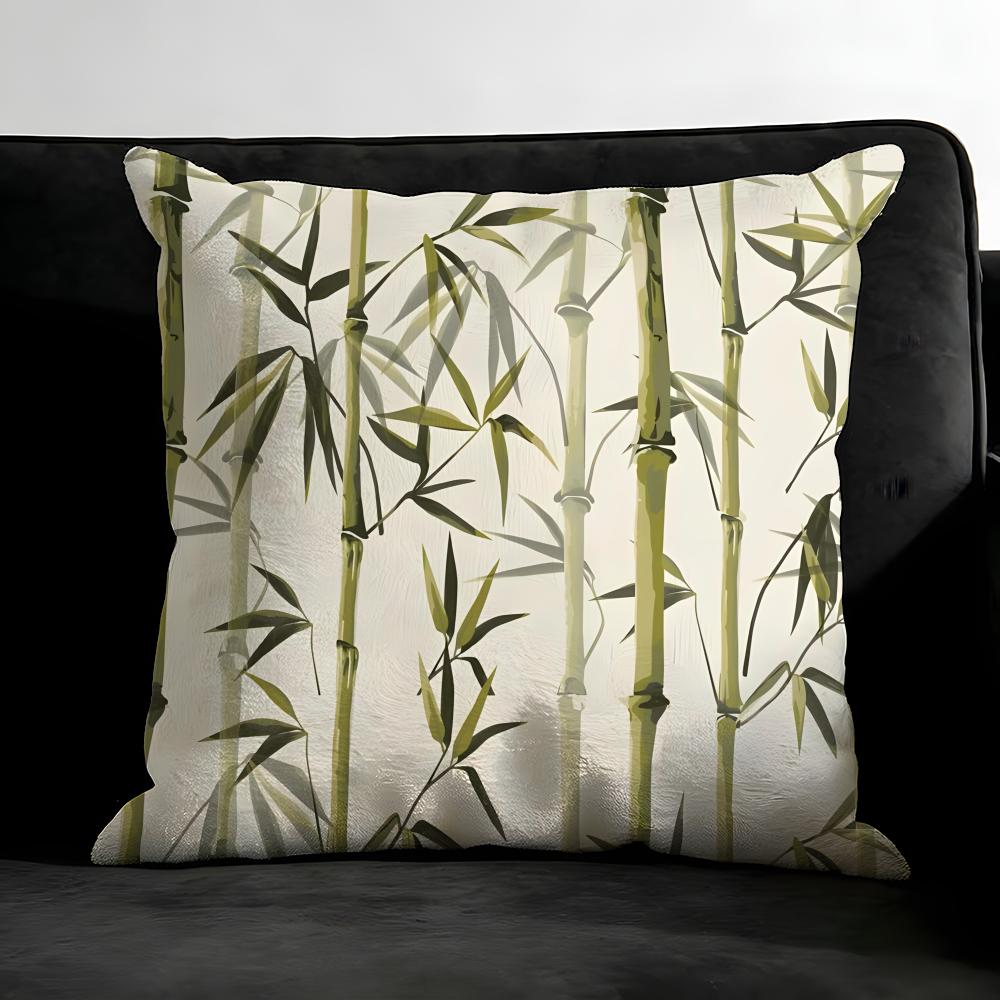 Bamboo Luxury Cushion Cover Pillowcase Ultra Soft Skin Friendly Fabric Cloud Like Comfort & Concealed Zipper