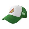 Yellow Pink Butterfly Baseball Cap Big Size Hat Golf Vintage Visor Man Womens