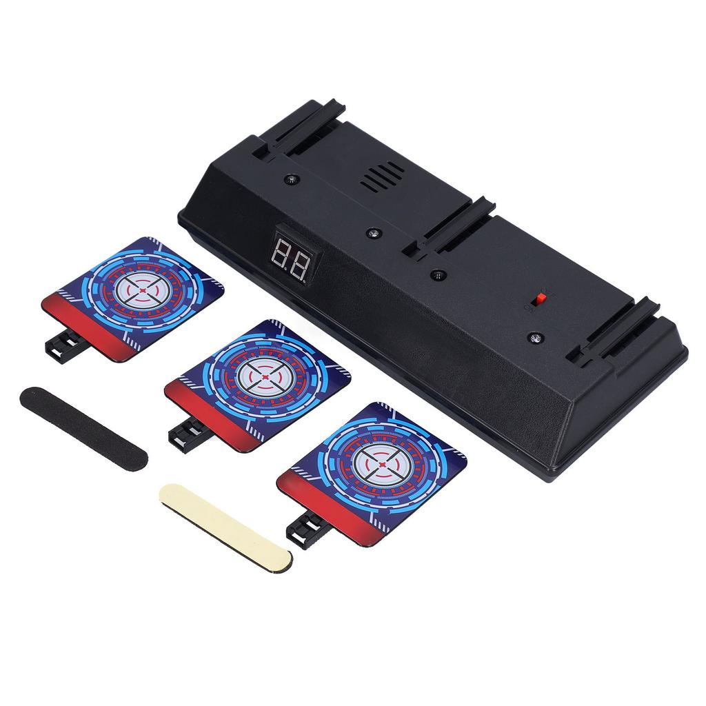 Bersaglio Elettrico Punteggio Reset Automatico Flash Suono LED Attira l'Attenzione dei Bambini Giocattolo Bersaglio Elettrico