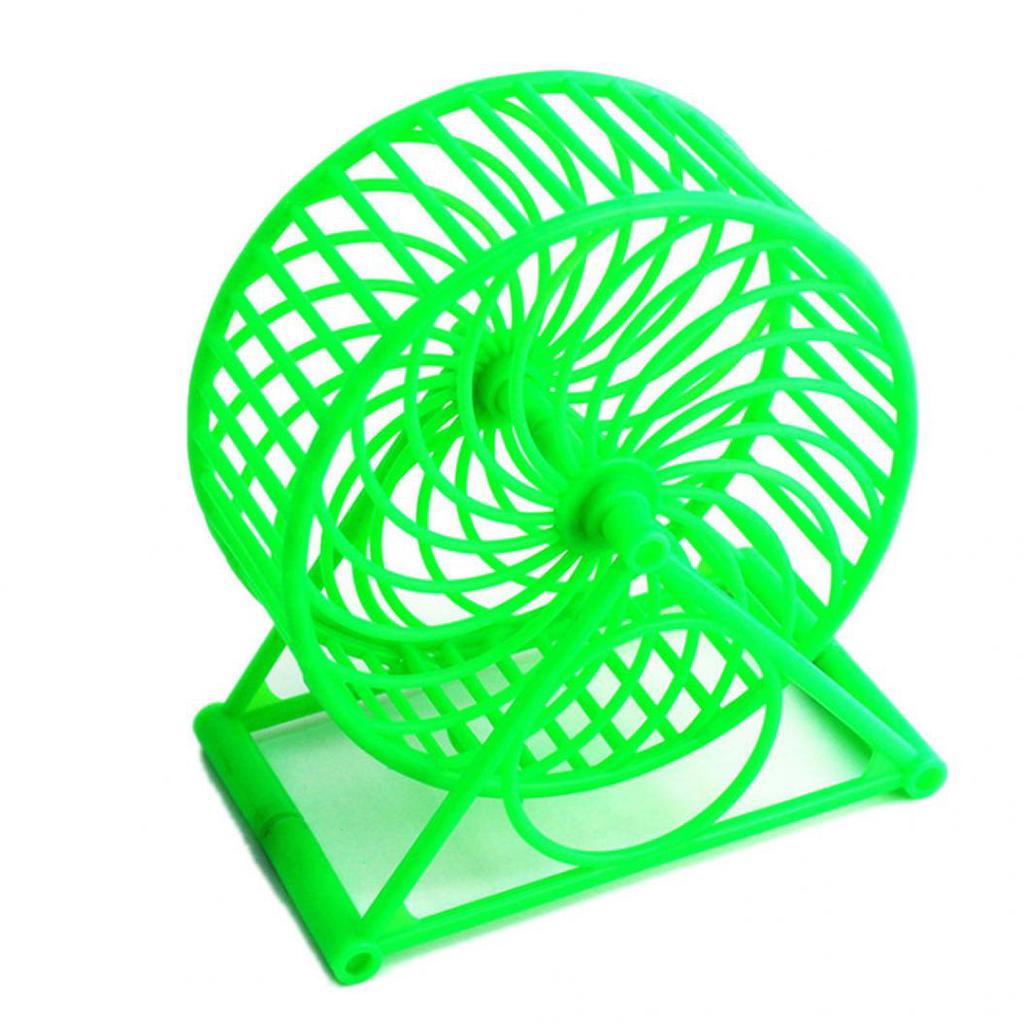 Rolig Hamster Mus Möss Liten Träningsleksak Löpande Snurra Sport Hjul?Bur