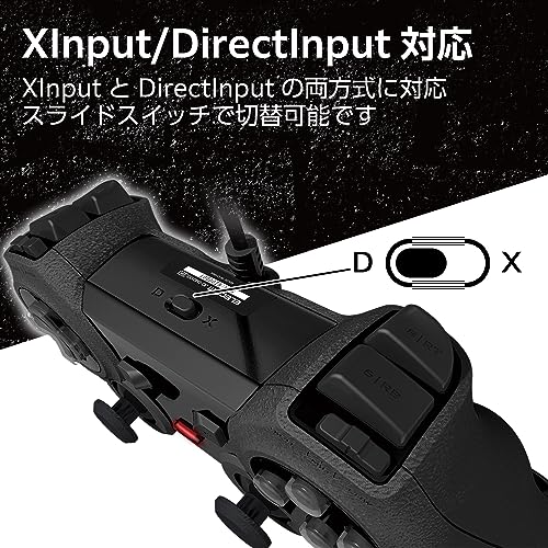 Elecom JC-U4013SBK USB Gamepad, 13 Buttons, Xinput