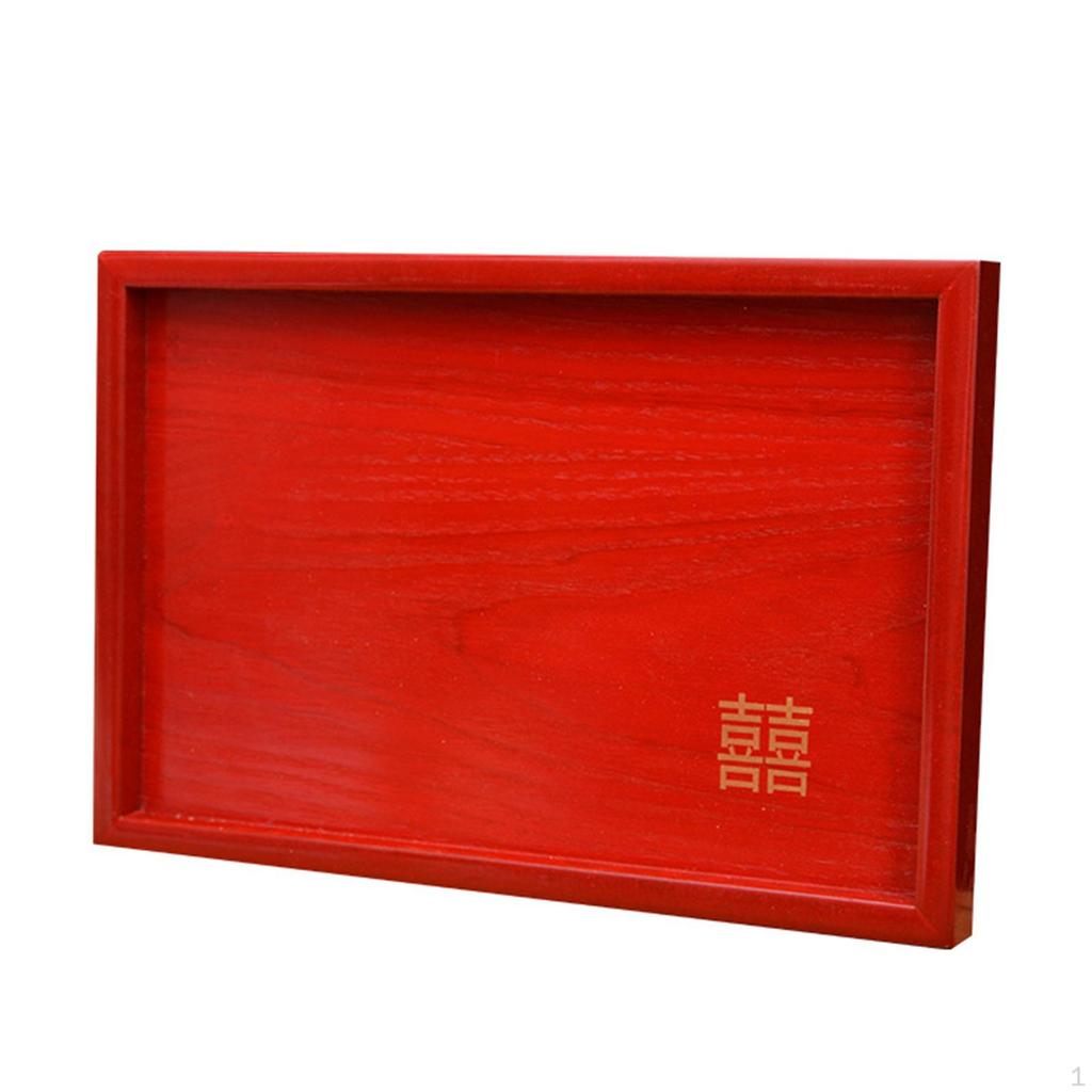 Chinese Wedding Serving Tray Plate Traditional Party Cake Snack Plates for