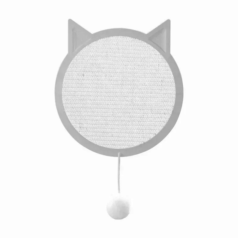 Protecting Furniture Cat Shaped Sisal Cat Scratching Wall Suction Cat Scratching Belt Ball Cat Claw Grinding Machine Cat Toy
