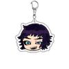 Demon Slayer Kimetsu No Yaiba Nekonečný hrad Akrylový klíčenka Doplňky Přívěsek na tašku Vynalézavá Akaza Akční figurka Figurka Hračky