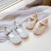 New Summer Kids' Hollow-Out Mesh Sandals - Korean-Style Breathable Low-Cut Mary Jane Shoes for Girls