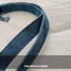 Vintage gewaschene Denim-Tragetasche Schulter-Umhängetasche Damen-Tasche