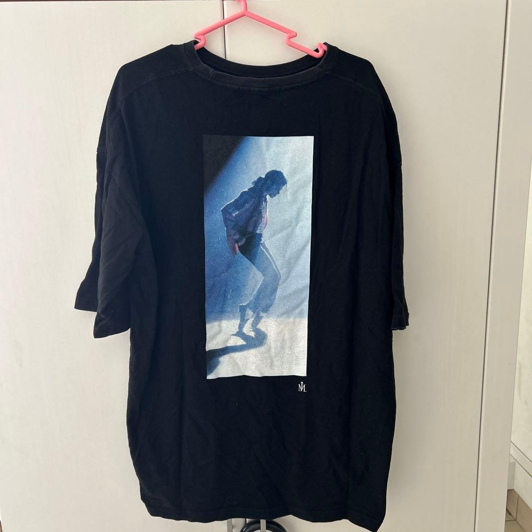 Michael Jackson MJ Print T-Shirt Black L
