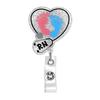 Cute Ambulance Retractable Nurse Badge Reel Clip Cartoon Medicine Doctor Students IC ID Card Badge Holder