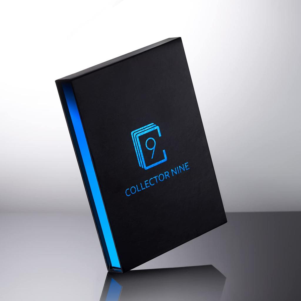 Collector Nine Display Gift Case Magnetic Flip Blue Grade Card Storage Box Slab Shipping Holder 3 PSA/CGC (Blue, PSA/CGC Pack)