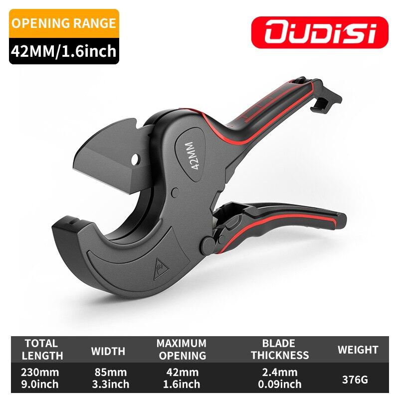 

Труборез 42 мм-75 мм, корпус из алюминиевого сплава, ножницы с храповым механизмом, труборез, ПВХ/ПУ/ПП/ПЭ, ручные инструменты для резки шлангов