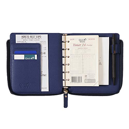 Quo Vadis System Organizer Cover [Mini 6 Size L Zip Cover] Timer14 Club Framboise QUOVADIS Timer14 qv93702rofran