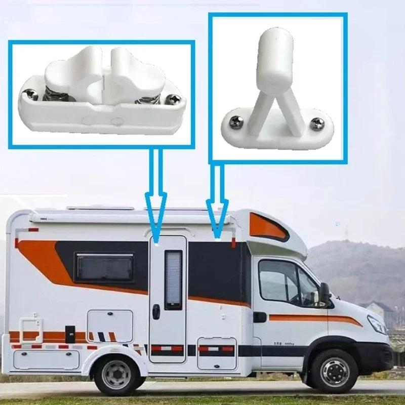 1Set T Type Cabin Door Suction Latch Fastener Suitable for Motorhomes Sailboats Campers Watercrafts Yachts Caravans Cruisers