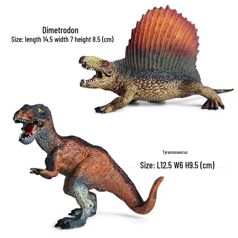 Children's Dinosaur Toy Set: King Kong, Tyrannosaurus Rex, Aurochs, Pachycephalosaurus, Spinosaurus, Therizinosaurus Model.