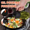 2-In-1 Dark Glass Oil Sprayer Olive Oil Dispenser Black Lightproof Oil Sprayer For Cooking Salads And Barbecues Barbecue Tools