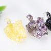 Resin Crystal Horses Desk Decor With Rotatable Animal Figurine For Gift Giving And Home Office