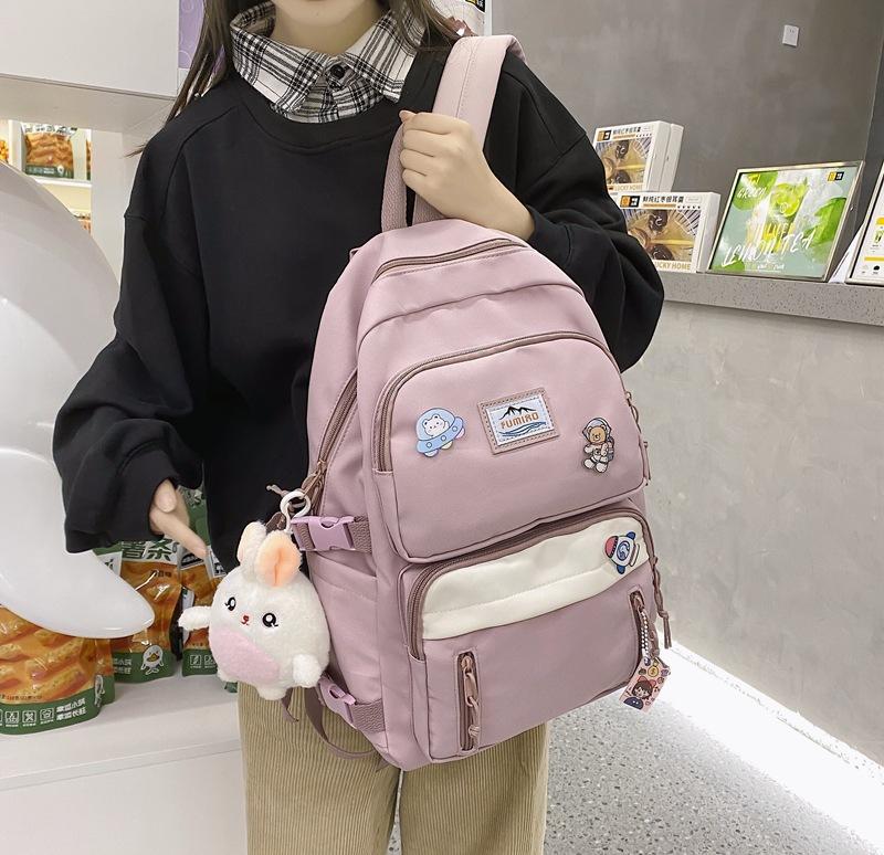 

Студенческий школьный рюкзак большой емкости для путешествий, компьютерный рюкзак, женский