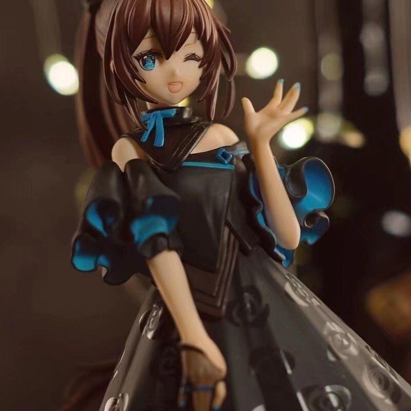 20cm Arknights Amiya Kawaii Standing Posture Action Figure PVC Model Statue Toy Doll Desk Decor Collection Gifts