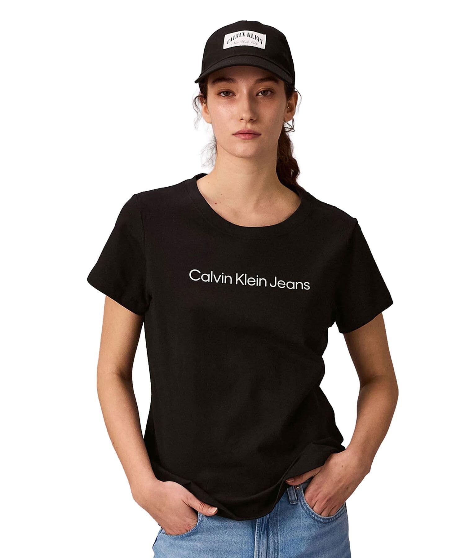 

Приталенная 47AB807 S BLACKUB1 [Calvin Klein] Футболка