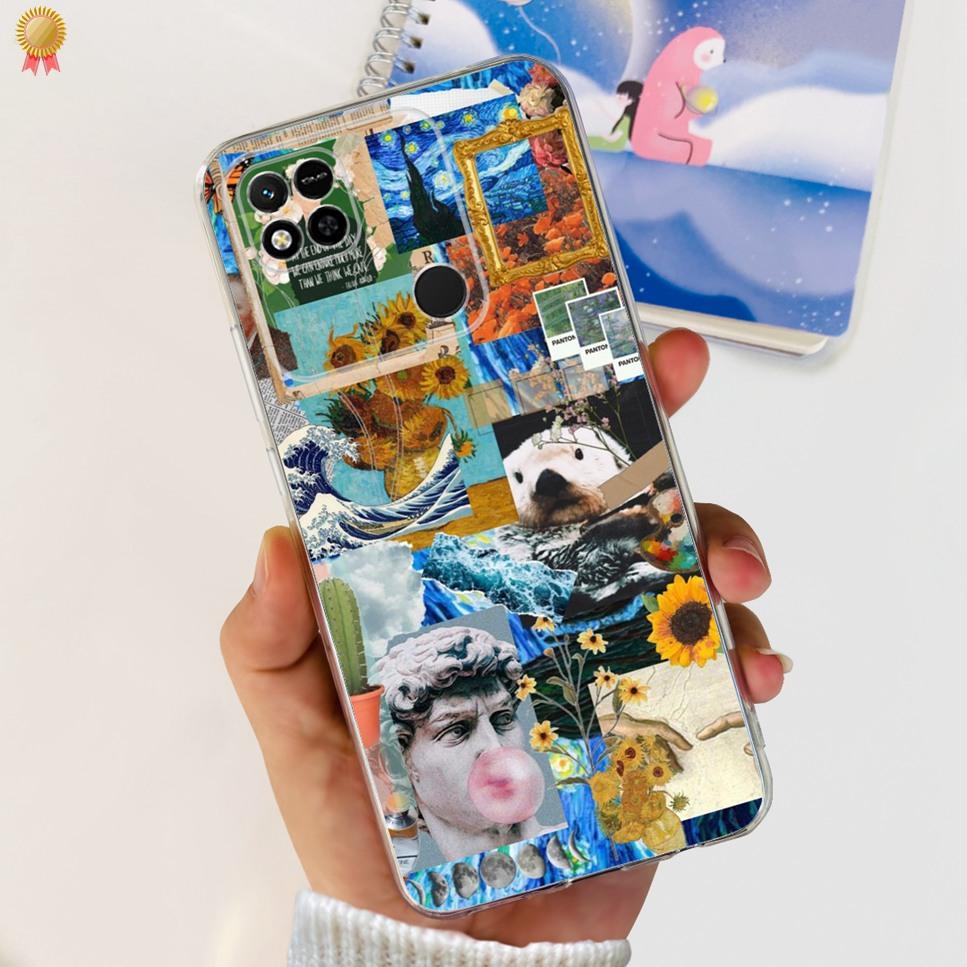 NEW Design For Cover Xiaomi Redmi 10A Case Cartoon Bumper Back Shockproof Soft TPU For Xiomi Redmi 10 10C A10 C10 Redmi10 A Bag