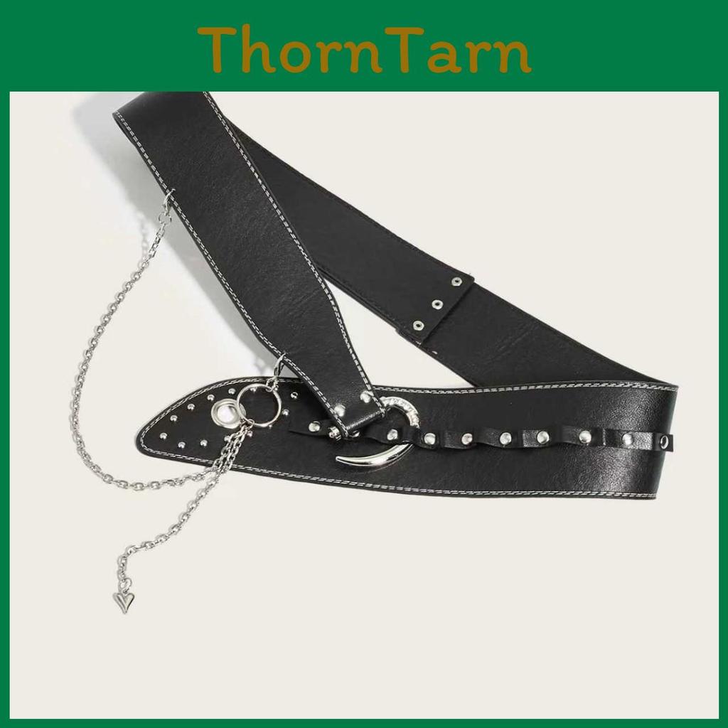 Womens Fashion Waist Belt With Metal Buckle For Retro Style Dress Up