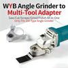 Angles Grinder Conversion Adapter To Multi Tool Quick Change Carbon Steel For DIY Projects Various Applications
