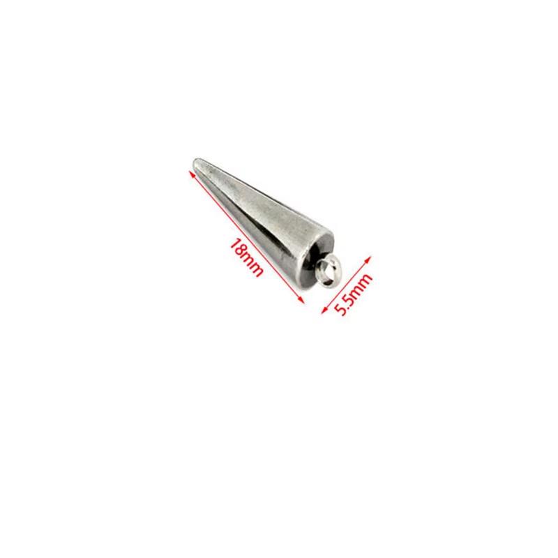 20Pcs/Lot Stainless Steel Metal Circular Cone Charms Pendants Necklace Earrings Accessories for DIY Jewelry Making Suppliers