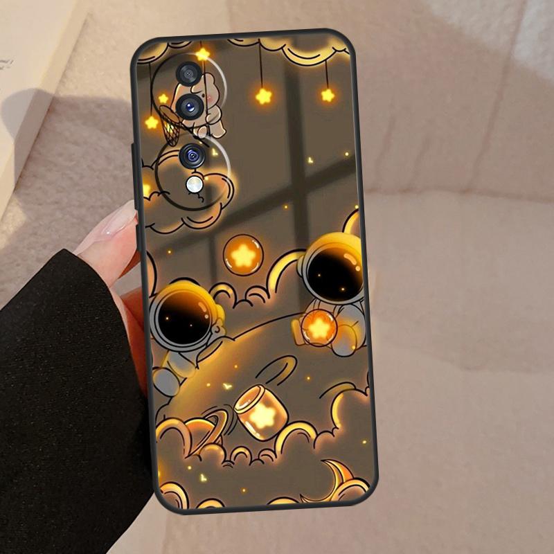 Cute galaxy Astronaut For Honor 90 70 50 Lite Magic 5 Pro 8X 9X Phone Case For Honor X8a X9a X7a X6a X9 X7 X8 X9b