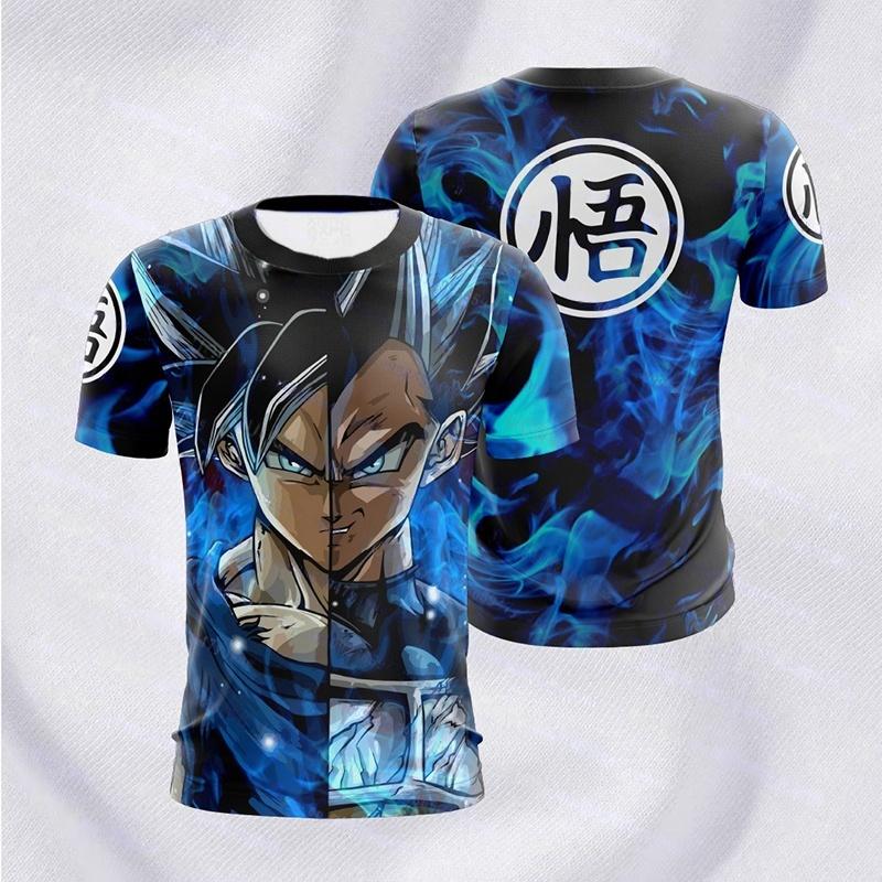 2026 Summer Dragon Ball Retro Fitness T-shirt Men s Oversized 3D XXS