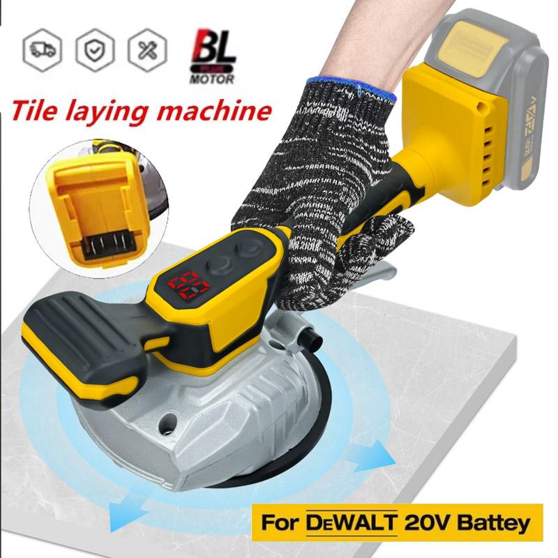 Suitable for DeWALT 20V Battery Tile Tiling Machine Cordless Wall Floor Tiles Laying Vibrating Tool Floor Vibrator Suction Cup
