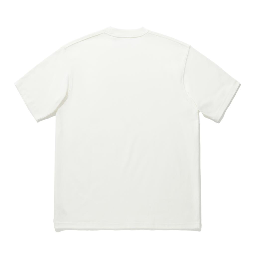 Li Ning Skateboard Series Tryckt Bokstav Rund Hals Pullover Kortärmad T-shirt Unisex T-shirt Off-White AHSU931-2