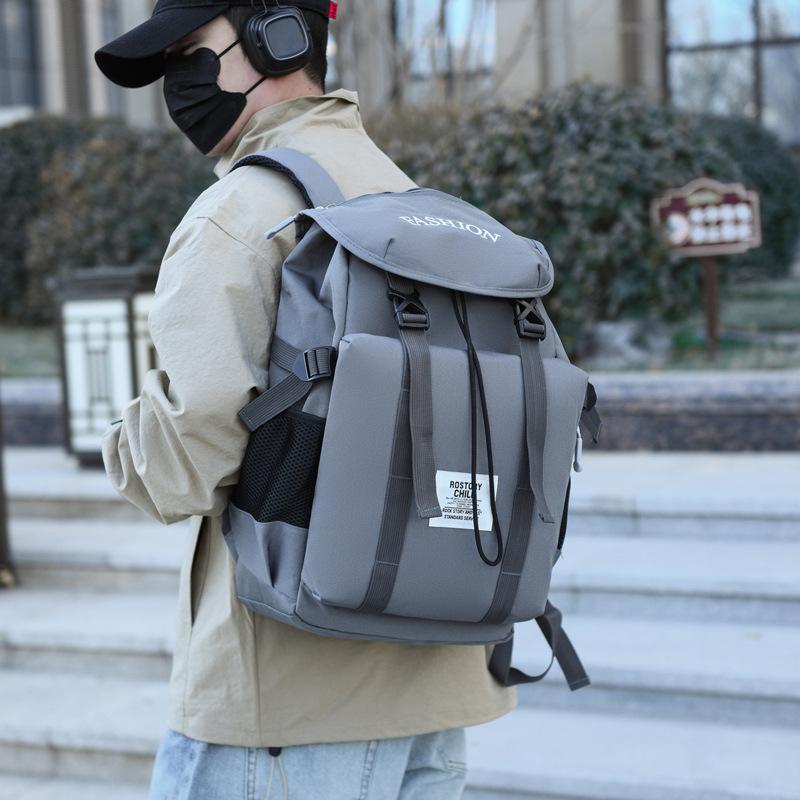 Schoolbag schoolbag men's college student trendy brand travel computer backpack commuting new large-capacity high school backpack