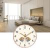 Wanduhr Geräuschlos 8in Schlichter Stil Quarzwerk Heimdekoration für Schlafzimmer Wohnzimmer