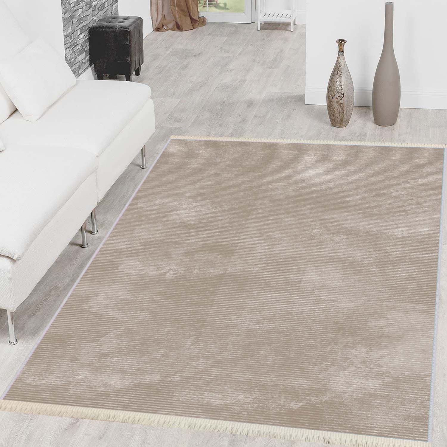 

Rovigo Home Ковер с цифровой печатью на хлопковой основе с бахромой RVG8034 50 x 80 коричневый