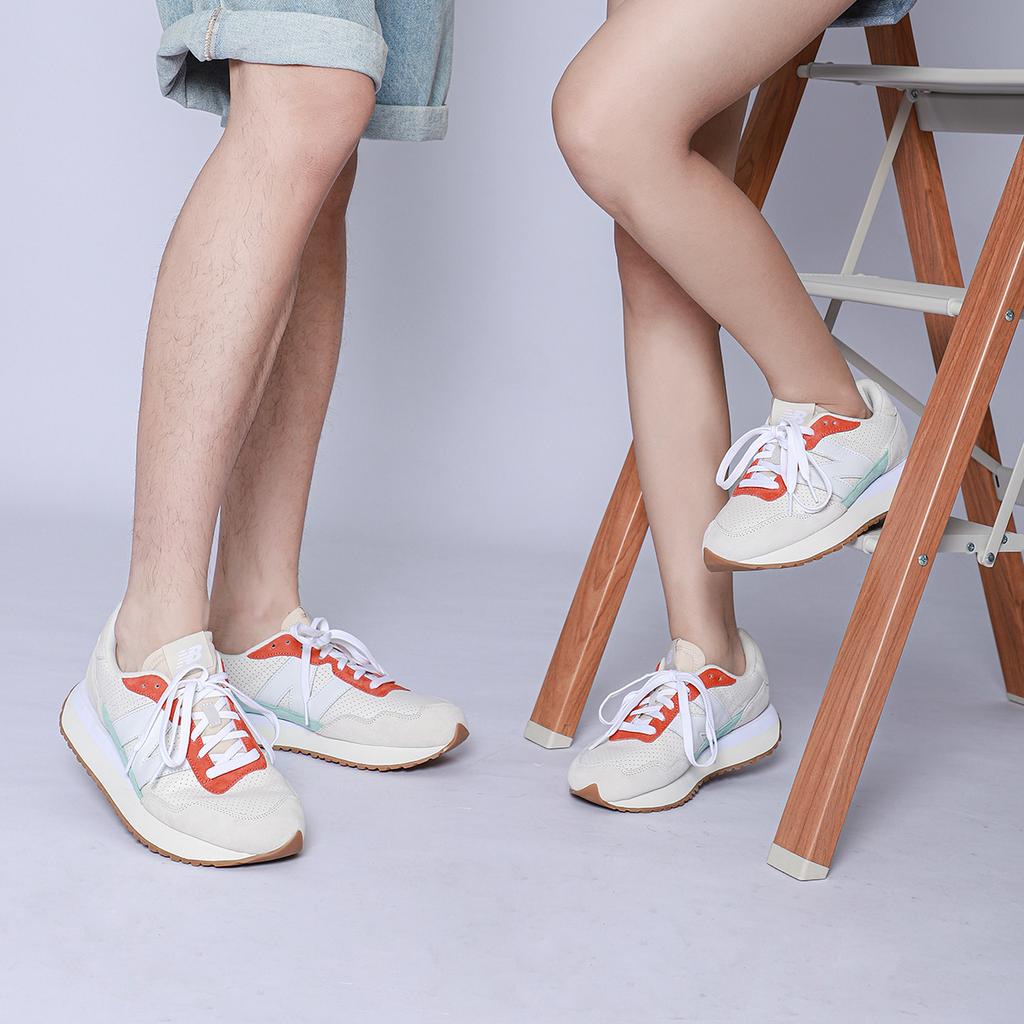 New Balance 237 Zapatillas Unisex de Chile Fantasma Blanco Crema MS237PG