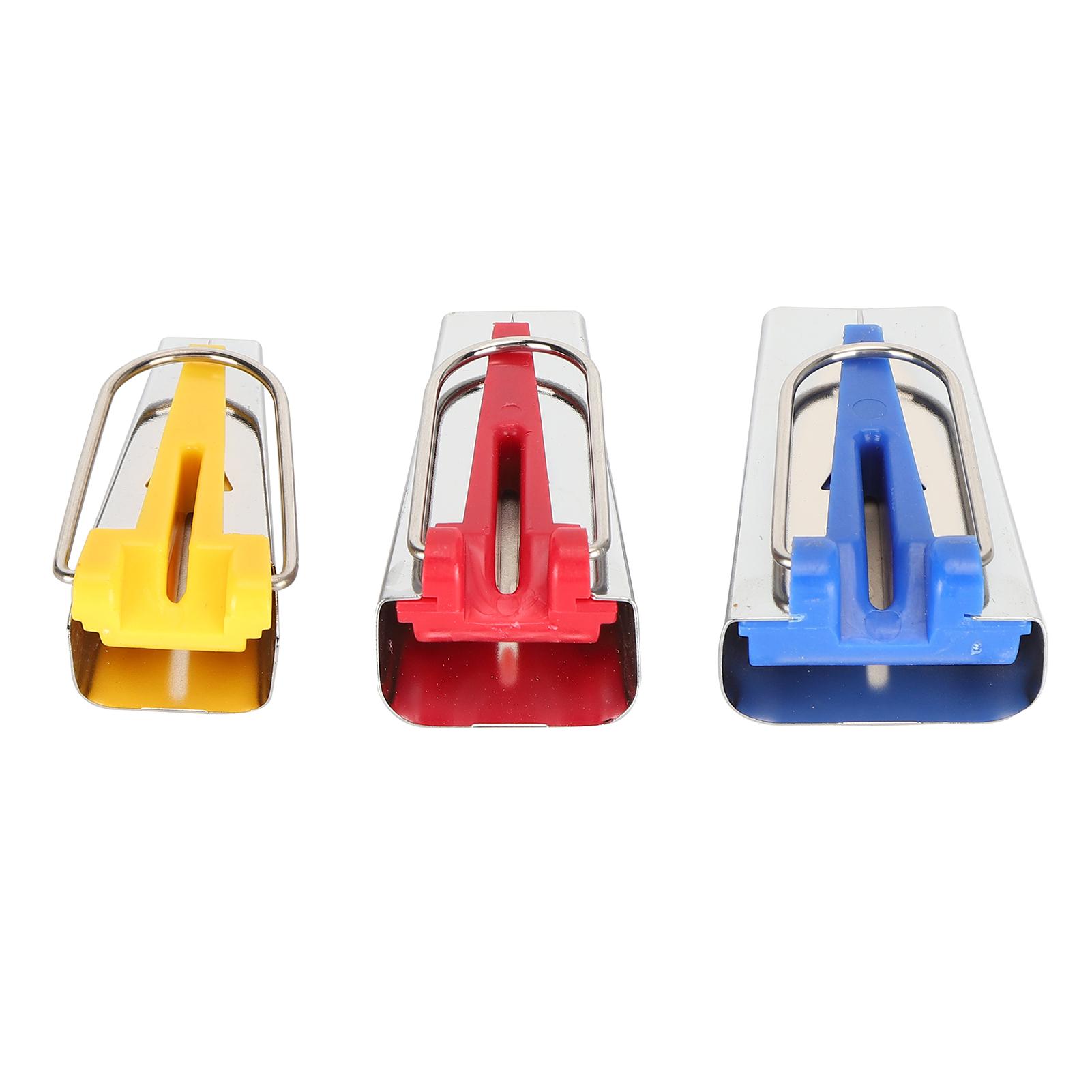 

3 шт. Ленточный станок из нержавеющей стали для косой подгибки, швейные инструменты для квилтинга, принадлежности для лоскутного шитья своими руками