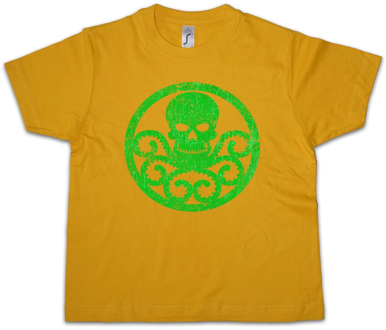 HYDRA LOGO III Kids Boys kids boys T-Shirt Nick Marvel SHIELD Fury Comic Movie Shirt 160