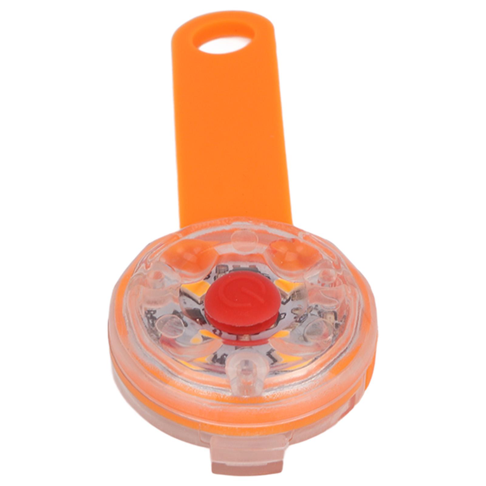 

LED Dog Light Pendant USB Rechargeable IPX7 Waterproof 3 Light Modes Dog Collar Light for Pet Bag Bike оранжевый