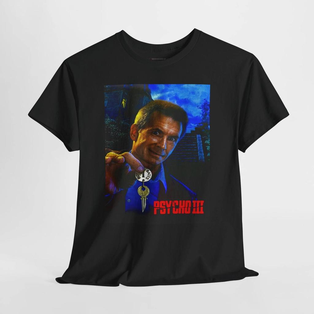 Psycho III 1986 Retro Movie Poster Horror Unisex Graphic T-Shirt