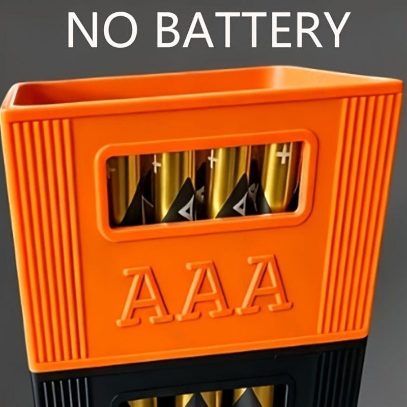 Battery Storage Box Beer Crate Type Battery Organiser With Stackable Design Stores 20 2A Or 30 3A Batteries Box