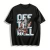 Off The Wall Skateboard Graphic Tee Cool Street Style Casual Top Pure Cotton T-shirt