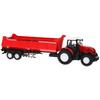 Trattore Radiocomandato Con Rimorchio Telecomando Rc Luci - Rosso