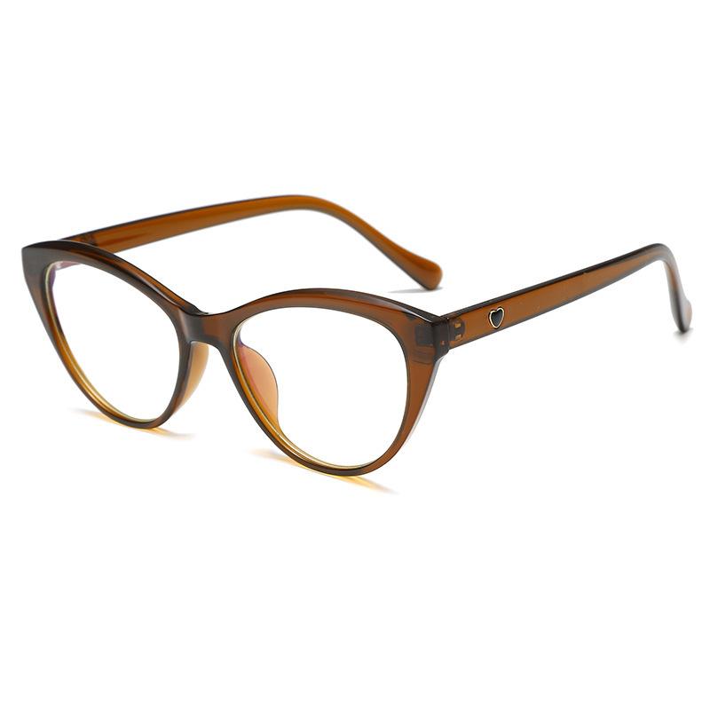 

Персонализированные оптические зеркальные очки в небольшой оправе «кошачий глаз», мужские модные анти-синие плоские зеркальные женские очки 0 коричневый