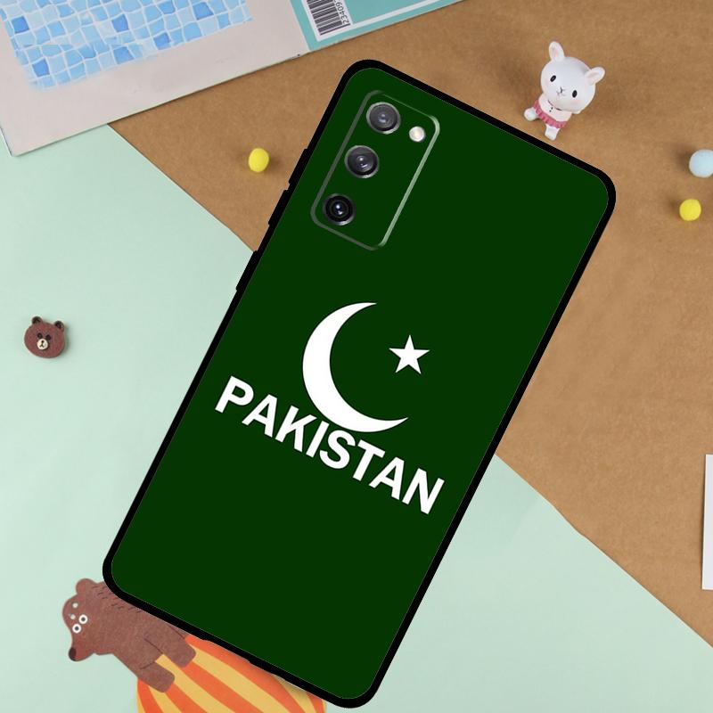 Pakistan Flag Soft Case For Samsung Galaxy S24 Ultra S9 S10 S20 S22 S21 Plus S23 FE S25 Ultra Funda Cover