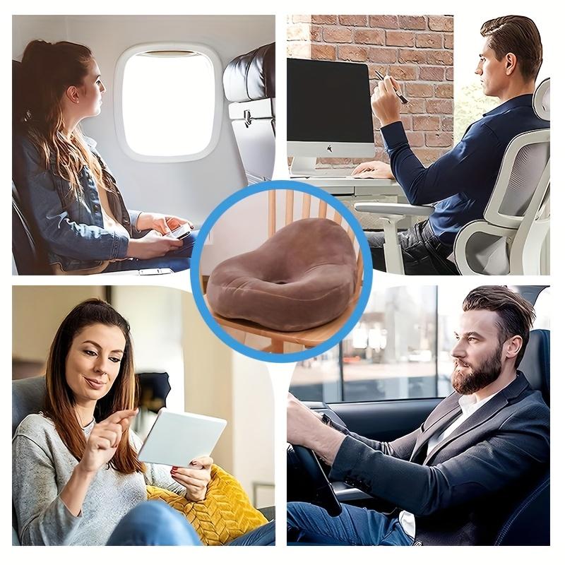 Memory Foam Cushion for Tailbone,Hemorrhoid Care,Donut Seat Pad with Cushioned,Portable Oval for Pregnancy,Office Chair,Car