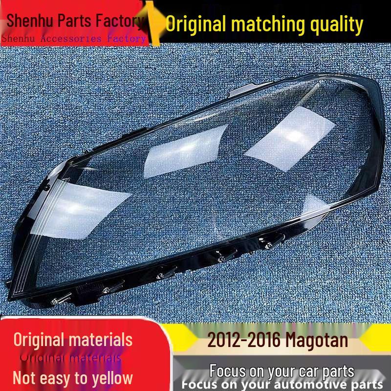 

Magotan Headlight Cover for 2012-2013 Model B7: Transparent Front Lampshade Housing, Original Part Standard Driver Side No Sealant