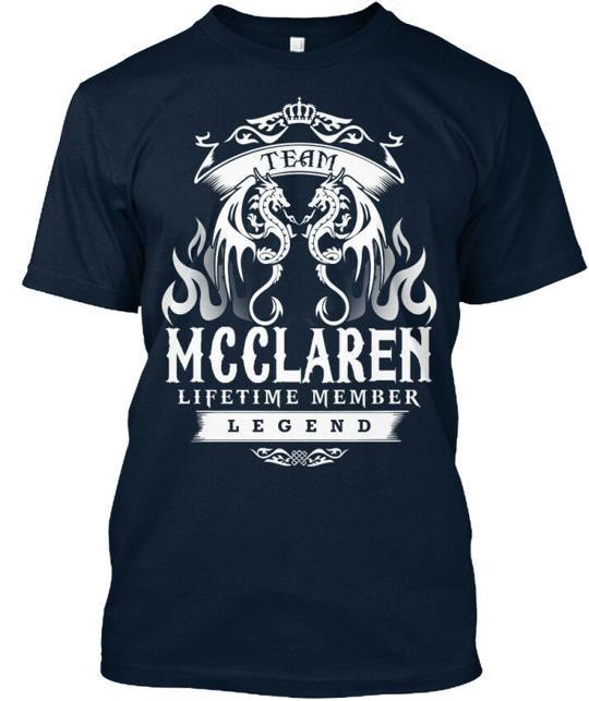 

Team Mcclaren Lifetime Member Legend T-Shirt Made in the USA Size S to 5XL XL