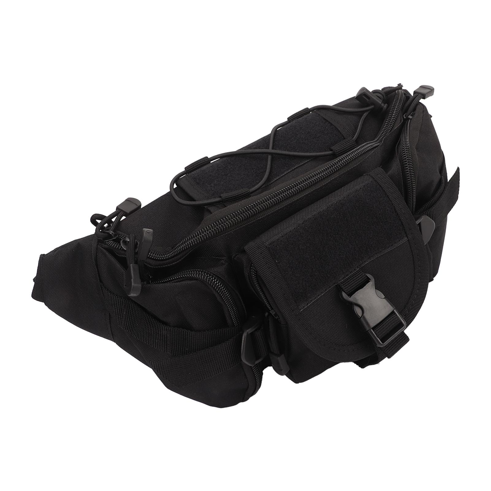 

Multifunctional Fanny Pack Oxford Cloth Nylon Multi Pocketed Waist Bag for Camping Hiking Riding