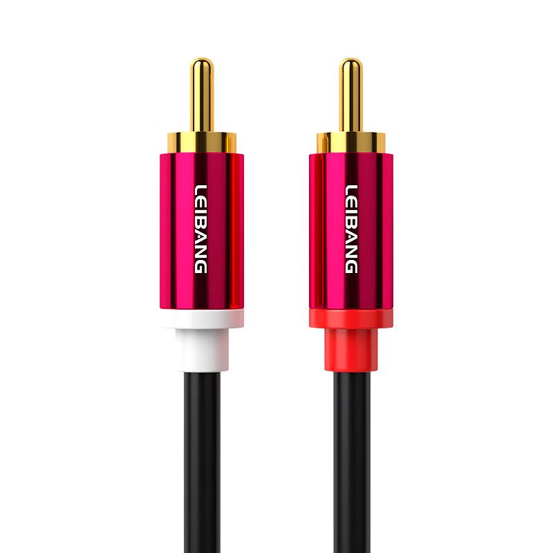 LeiBang Duální RCA Male to Male Audio Kabel