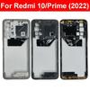 For Xiaomi Redmi 10 10 2022 10 Prime 4G Middle Frame Housing Bezel With Volume Button Replacement Repair Spare Parts