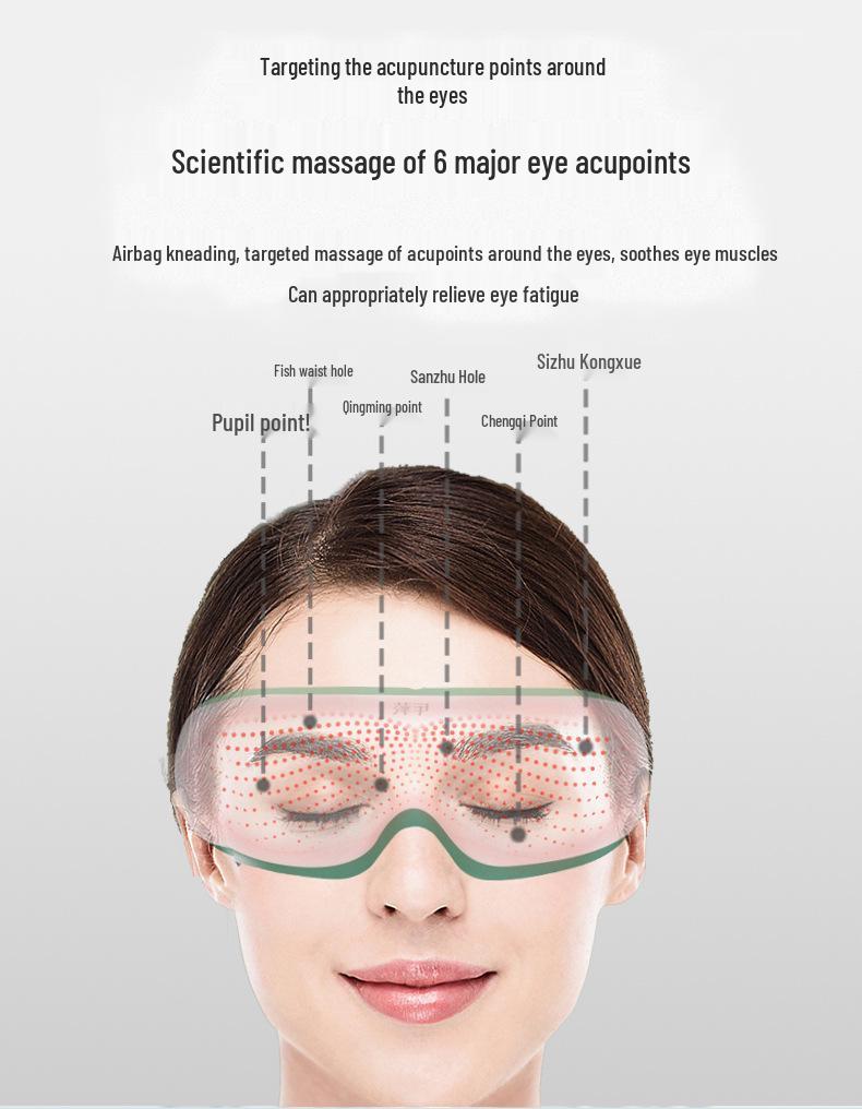 Adult Eye Massager: Vibration & Heating Eye Mask for Fatigue Relief - Perfect Eye Care Gift